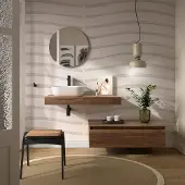 Muebles Hoyo wastafelblad 120cm walnoot