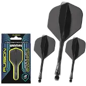 Winmau Darts Shaft n Flight Fusion Black Medium