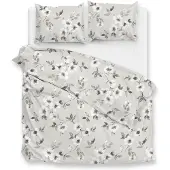 Zohome Zo Home Dekbedovertrek Flanel Ines - grey 240x200/220cm