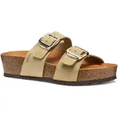 Geox D BRIONIA H Leren Dames Licht Taupe Wedges