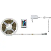 Briloner Leuchten FLOW - LED-strip 5m - RGB-kleurverandering - met siliconencoating - zelfklevend - 150 x RGB-LED 0,16W - met een laagje siliconen - 150 x RGB-LED 0,16W