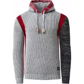 Rusty neal Contrasterende dikke hoodie