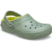 Crocs Classic Gevoerde Thermoplastische Kinderen Mos Clogs