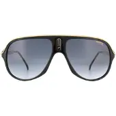 Carrera SAFARI65/N zwarte unisex aviator zonnebril 62-15-135