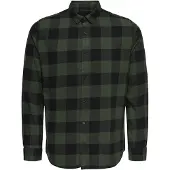 Only & Sons Overhemd donkergroen / zwart