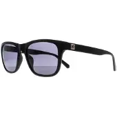 GUESS Square heren glanzend zwart rookgrijs GU6971