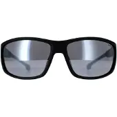 Carrera Caraduc zonnebril met zwart grijs montuur en zilveren spiegelglazen