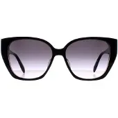 Alexander McQueen Cat Eye Dames Zwart Grijs Gradiënt AM0284S