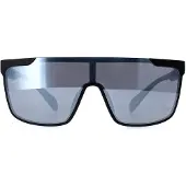 Adidas SP0020 02C matzwarte contrasterende spiegelzilvere zonnebril