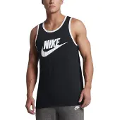 Nike Herenvest met groot Swoosh Ace-logo in zwart