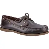 Sperry Authentic 2 Eye Leer Heren Amaretto Bootsschoenen