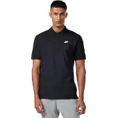Nike Sportswear Club herenpoloshirt in zwart