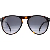 David Beckham Ronde Heren Donker Schildpad Grijs Gradient DB1008/S