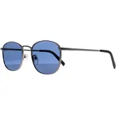Calvin Klein Vierkant Heren Mat Gunmetal Solid Blauw CK20122S