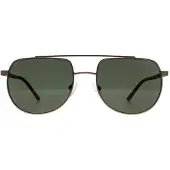 Calvin Klein CK20301S 716 mat licht goudgroene zonnebril