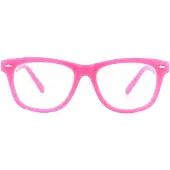 Montana rechthoekige roze kids -bril frames