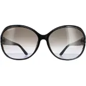 Salvatore Ferragamo Ovale dames zwart grijze gradiënt SF770SA