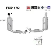 As FD5117Q Roetfilter (DPF)