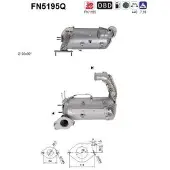 As FN5195Q Roetfilter (DPF)