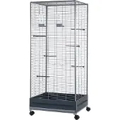 Voltrega voliere 420 grijs / grijs 65x54x150 cm
