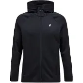 Peak Performance Vest Men Rider Essentials Midlayer Zip Hood Black Black-XXL