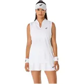 Asics Court Sleeveless T-shirt Wit L Vrouw