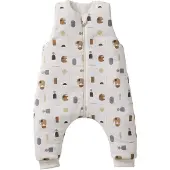 Vertbaudet Jumpsuit met voetjes PETIT ELEPHANT, afneembare lange mouwen