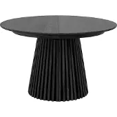 Ebuy24 Tokyo eethoek eettafel zwart, 6 stoelen met grijze velours bekleding.