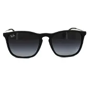 Ray-Ban - Chris Matte Rubber Black Light Grey Gradient Dark Grey voor Unisex van Wol - Zwart