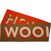 Woolrich Sjaal 'Big Logo' bruin