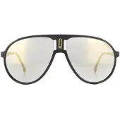 Carrera Zonnebril Champion 65 003/Jo Mat Zwart Grijs Bronze Mirrorood