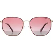 Polaroid Square Unisex Goud Roze Roze Gradient Gepolariseerd PLD 6214/S/X