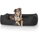 Knuffelwuff waterafstotende hondenbed Finlay XL 105 x 75cm zwart