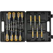 VOREL 60785 - Schroevendraaier Set - 32 Delen - Ergonomische Handvatten - CrV Staal