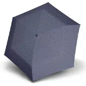 Doppler Paraplu 'Carbonsteel Mini Slim' donkerblauw / wit