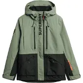 Superdry Functionele jas groen / zwart