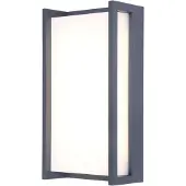 Lutec Antraciet Wandlamp Qubo Design