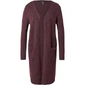 Vero Moda Gebreid vest 'Doffy' bordeaux