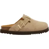 Scholl Klomp Women Benny Suede Dark Beige-Schoenmaat 38