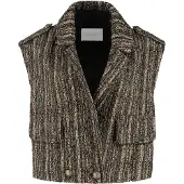 Amaya Amsterdam Dames Blazers Day Gilet - Zwart - Maat M