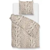 Zohome Zo Home Dekbedovertrek Flanel Mira - natural 140x200/220cm