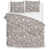 Zohome Zo Home Dekbedovertrek Flanel Aria - grey 200x200/220cm