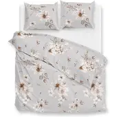 Zohome Zo Home Dekbedovertrek Flanel Elara - grey 200x200/220cm