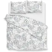 Zohome Zo Home Dekbedovertrek Flanel Eira - white 240x200/220cm
