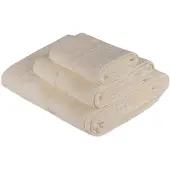 Asir - Handdoekenset - 100% Katoen - Room - 3 Stuks