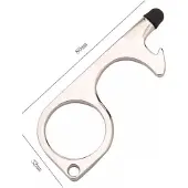TT-products hygiëne no-contact sleutelhanger goud