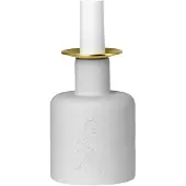 Solstickan Design Solstickan keramische kandelaar Lichtgrijs