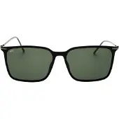 HUGO BOSS groene lens dunne benen zwarte zonnebril
