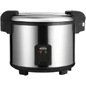 CombiSteel Rijstkoker - RVS 14 Liter Water, 5,4 liter Ongekookte Rijst - 30 Cups - Met Maatbeker - RC-54