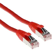 ACT FB7530 CAT6A S/FTP LSZH Patchkabel Snagless Rood - 30 meter